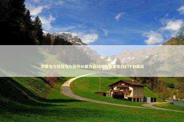 华银电力桂冠电力涨停AI算力驱动电力需求电力ETF创新高