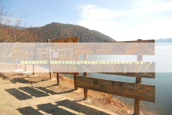 楼继伟重磅演讲：财政赤字货币化在中国实施的可能性及其影响分析（全文）_1