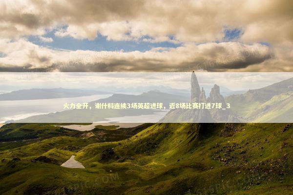 火力全开，谢什科连续3场英超进球，近8场比赛打进7球_3
