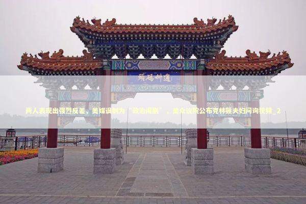 两人表现出强烈反差，美媒讽刺为“政治闹剧”，美众议院公布克林顿夫妇问询视频_2
